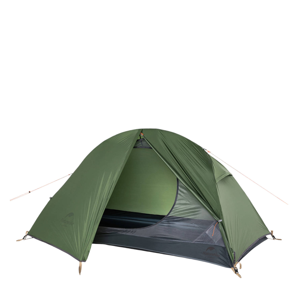 Палатка Naturehike Cycling (Spider) Si 1-местная, алюминиевый каркас, сверхлегкая, Forest Green, артикул NH18A095-D-DFGR, цвет Зеленый. Под заказ.