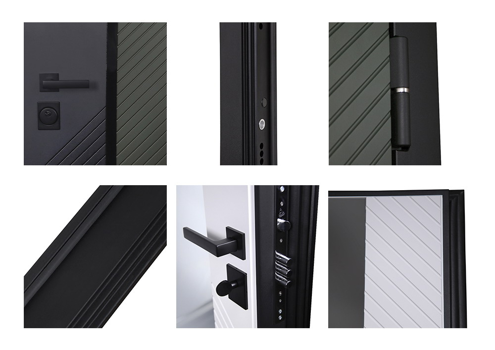 Стальная дверь "Форт" с зеркалом