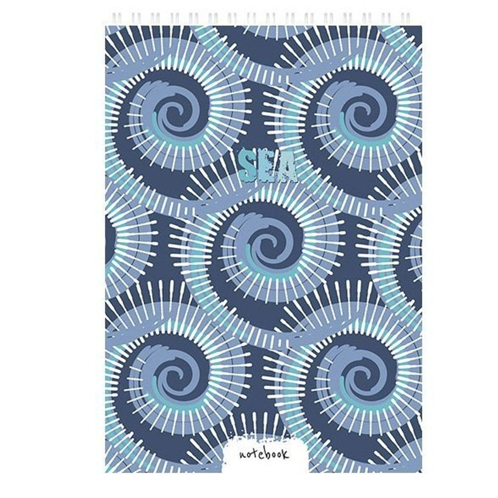 Блокнот А6, гребень, Апплика, мелованный картон, ВД лак, 80 л., клетка, "Абстракция" Блокнот А6, гребень, Апплика, мелованный картон, ВД лак, 80 л., клетка, "Абстракция"