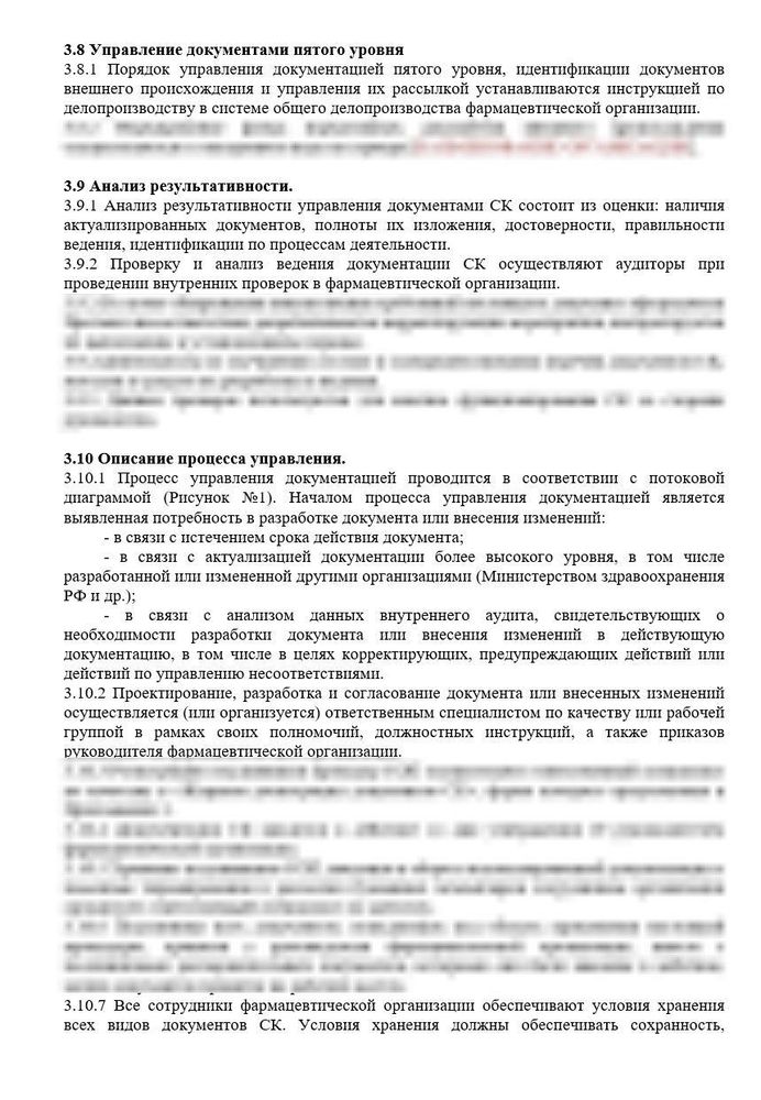 СОП «Управление документацией для оптовых фармкомпаний»
