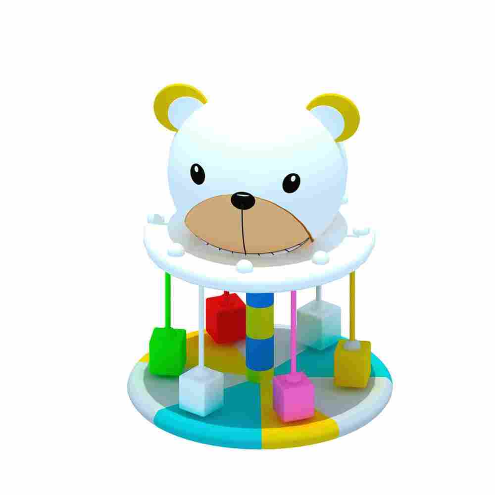 Детский аттракцион 4kids Карусель «Мишка-бум» c электроприводом