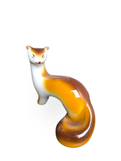 Фаянсовая статуэтка "Соболь" (ЗиК "Конаково")
