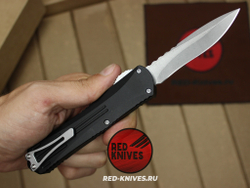 Heretic Knives Manticore-E S/E - черная рук, светлый клинок RK/Н93