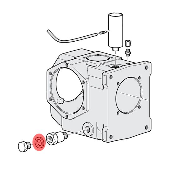Уплотнение Coltri 1/4&quot; MCH #1.4