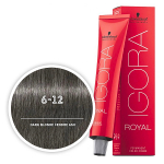 Краска для волос Igora Royal 6-12 Темный русый сандрэ пепельный Schwarzkopf Professional, 60 мл