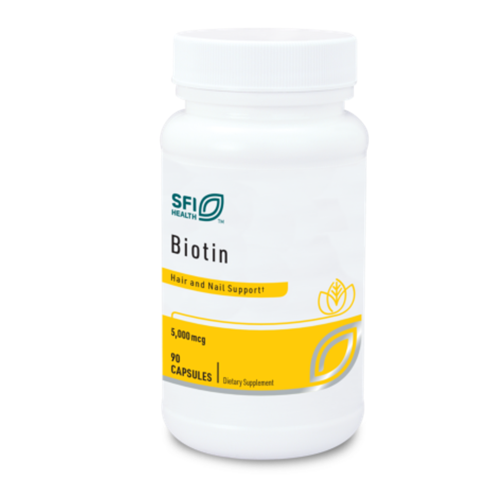 Biotin 5000 mcg 90 капсул Klaire Labs / SFI Health