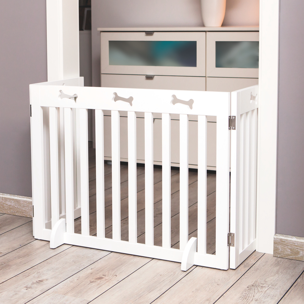 Барьер-перегородка Trixie "Dog Barrier", для собак, МДФ, лакированная, 82x61 см