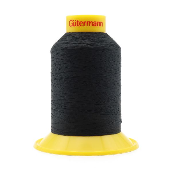 Нитка эластичная Gutermann Maraflex 120 (1500 метров), 1 кат. | _000 черный