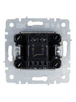 BRITE Выключатель 1-клавишный 10А ВС10-1-0-БрКр бежевый IEK