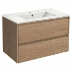 Тумба с раковиной Vincea Gio 80 N.Oak