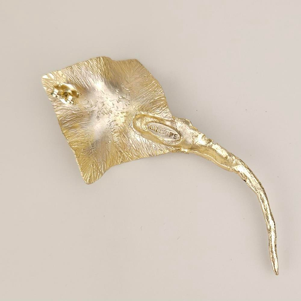 Серьги скат