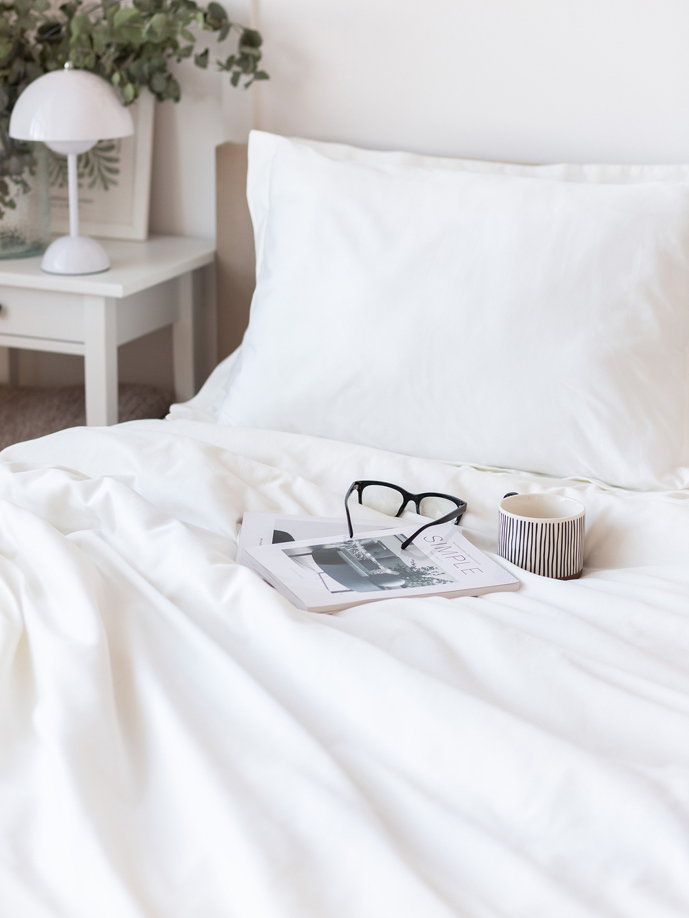 Наволочки 50 на 70 сатин белые