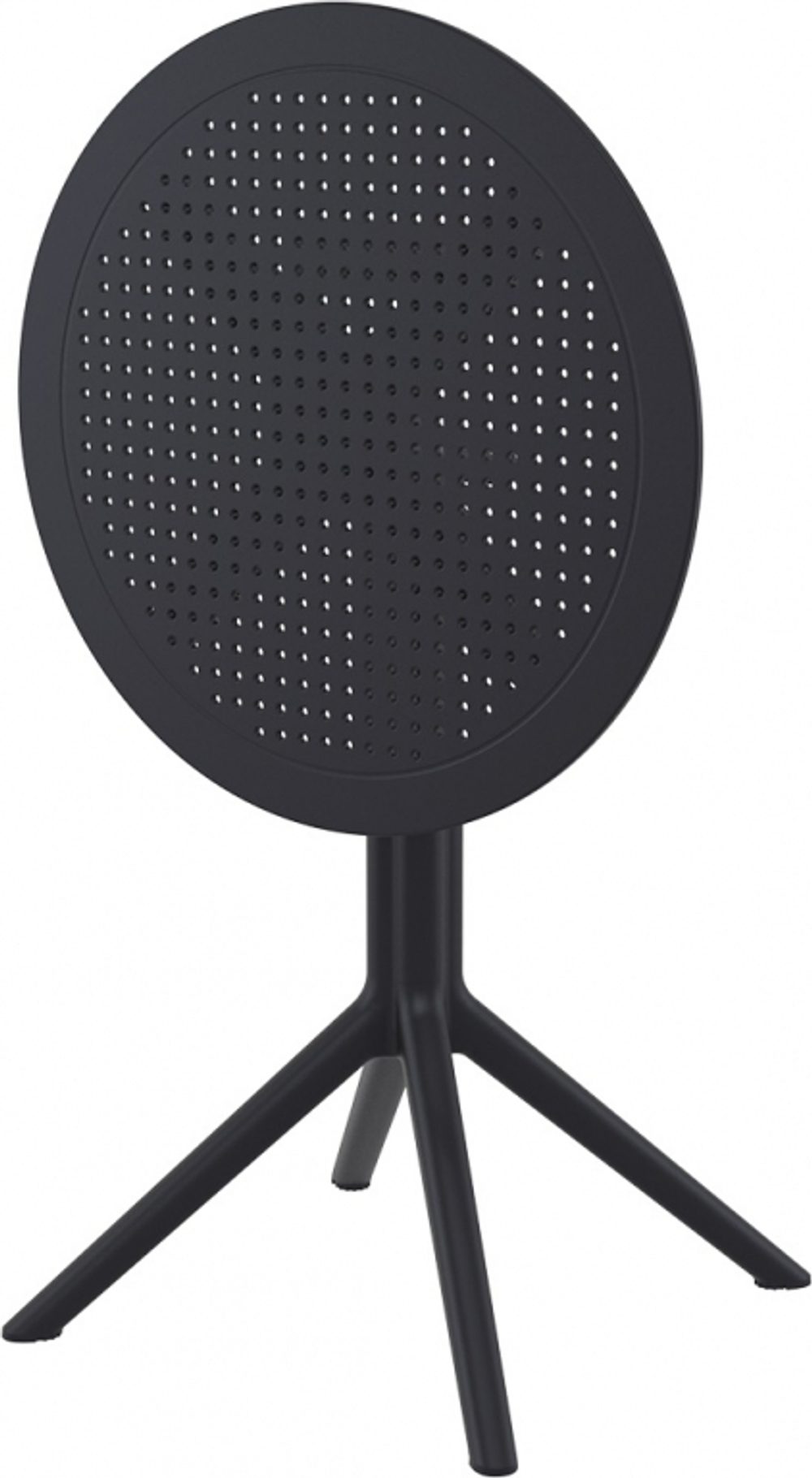 Стол пластиковый складной Siesta Contract Sky Folding Table Ø60, черный