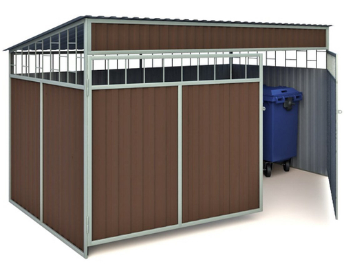 Навес для мусорных баков МФ-1.45 (на 4 контейнера)