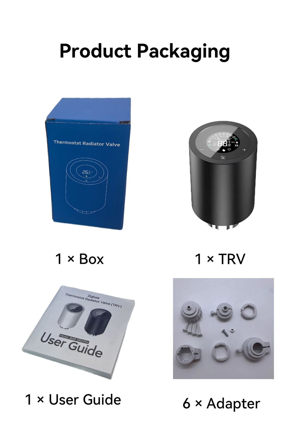 Умный ZigBee термостатическийклапан NEURACUBE (Работает с eWelink)