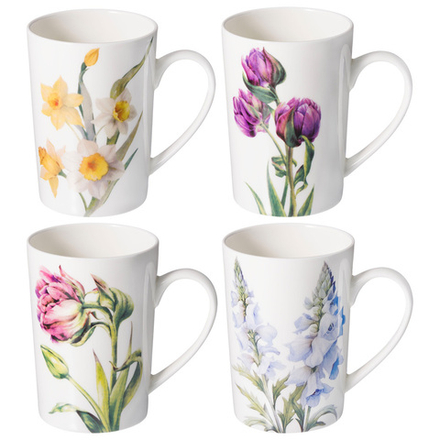 НАБОР КРУЖЕК LEFARD "SENTIMENT" 4 ШТ. 425 МЛ