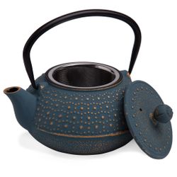 ЗАВАРОЧНЫЙ ЧАЙНИК ЧУГУННЫЙ С ЭМАЛИРОВАННЫМ ПОКРЫТИЕМ ВНУТРИ 800 МЛ