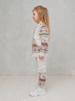 Кофта вязаная на молнии с капюшоном