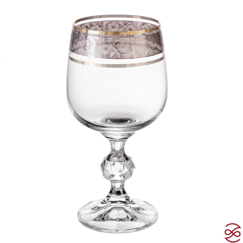 Набор бокалов для вина Bohemia Клаудия Панто Платина 230мл (6 шт)