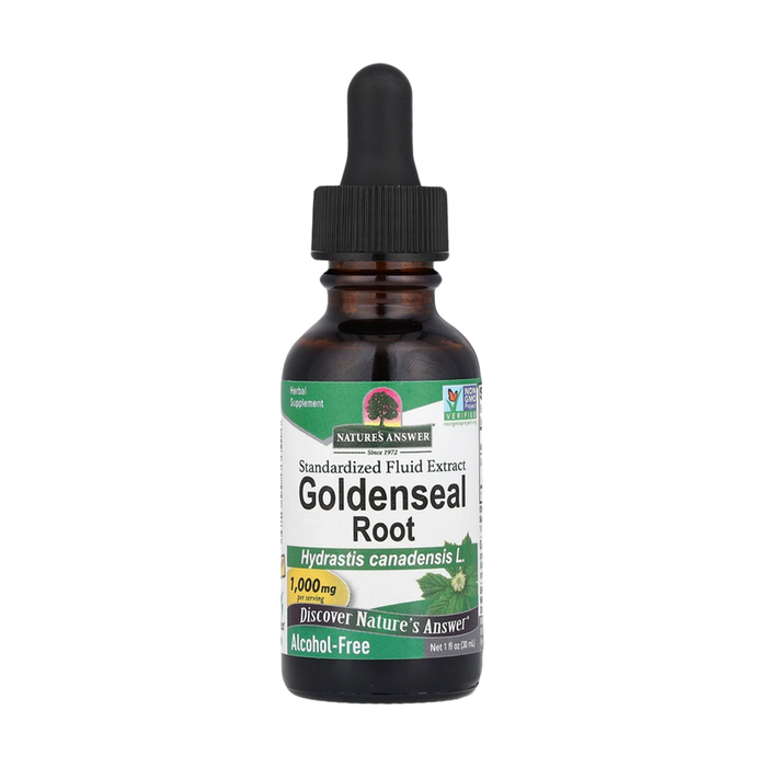 Экстракт корня желтокорня, Goldenseal Root, Nature's Answer, 30 мл