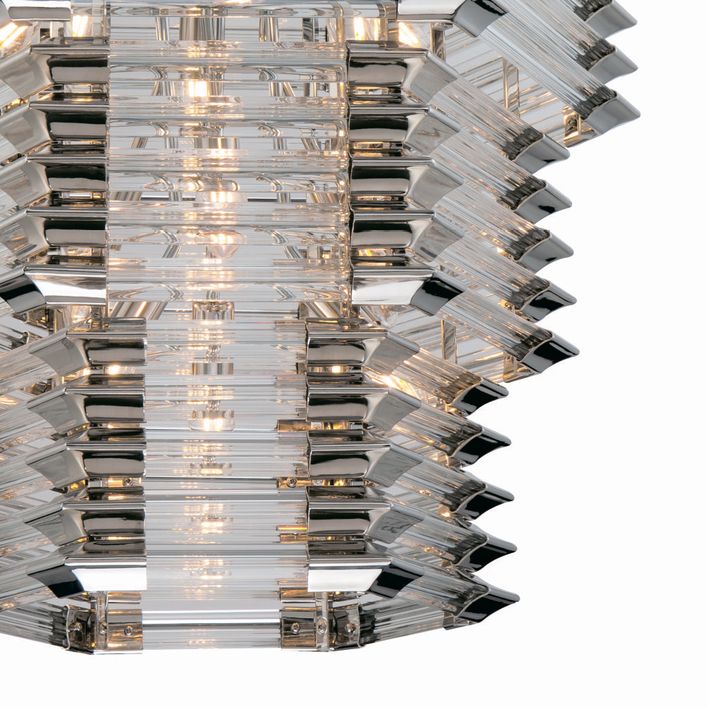 Люстра Wren 12 nickel