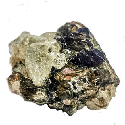 Друза-микромаунт топаз, раухтопаз 9,1гр.