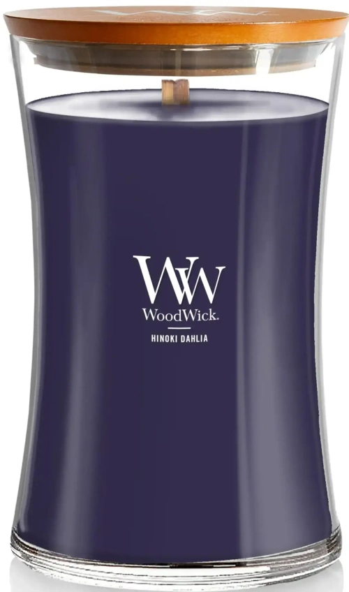 WOODWICK LARGE HOURGLASS HINOKI DAHALIA CANDLE 609 GR