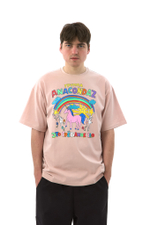 Футболка "Грёбаное зло" peach