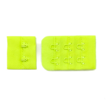 Застежка на крючки и петли (2 ряда), ЛИМОННЫЙ НЕОН