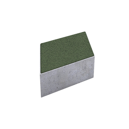 Тротуарная плитка РОМБ - Гранит Зеленый