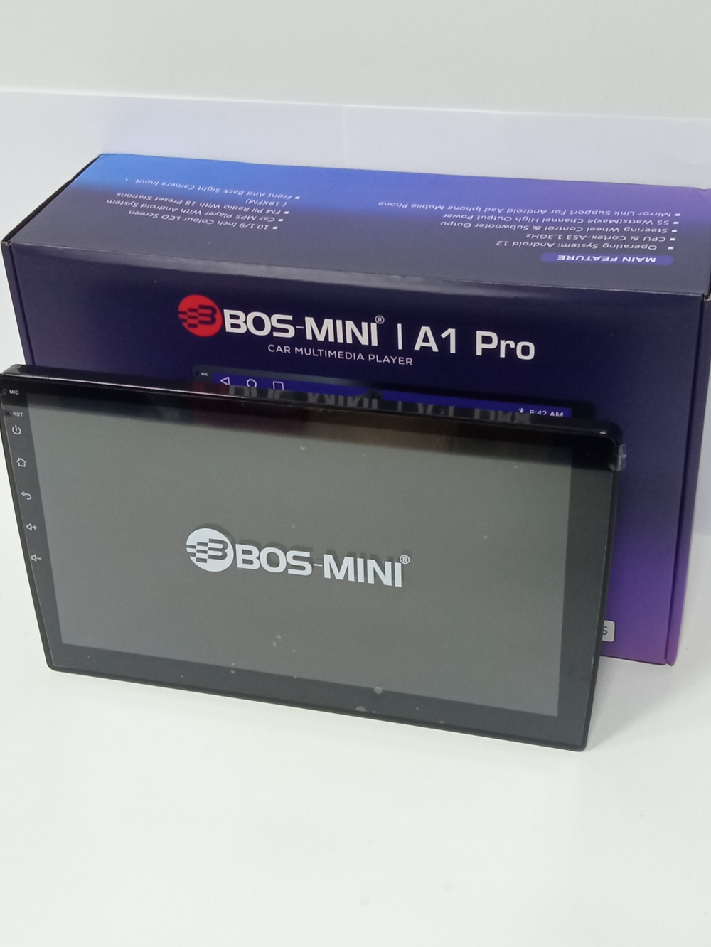 Автомагнитола 2DIN QLED DSP10" Android 4+64GB BOS-MINI A1PRO