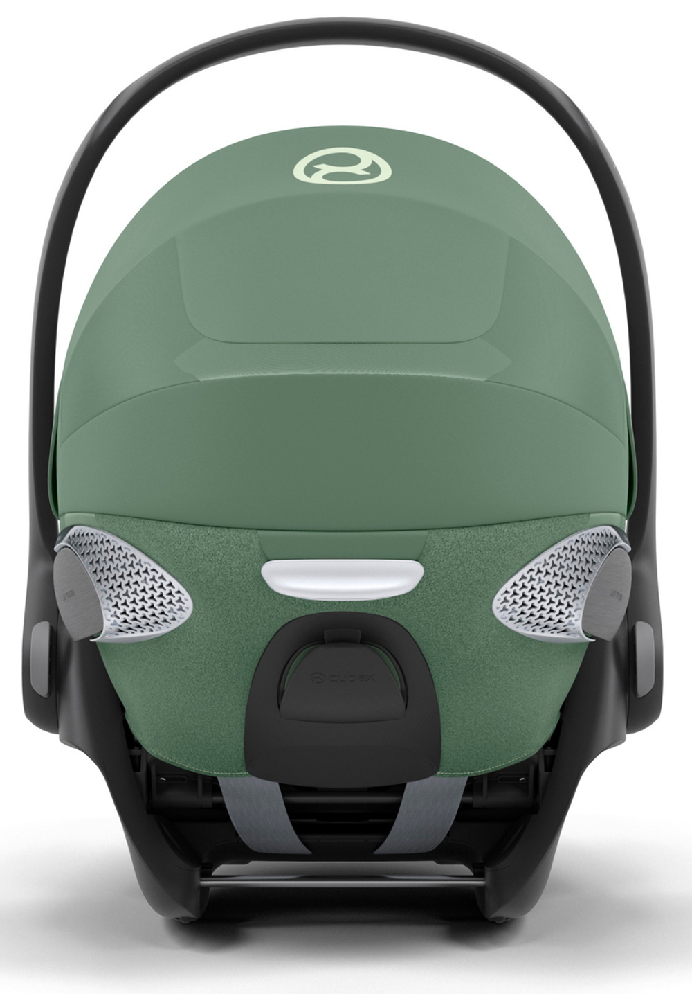 Коляска Cybex Priam IV Matt Black complete Cloud T Leaf Green Plus Base T 3 в 1 Off White