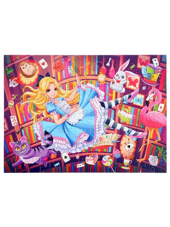 Пазлы 2 в 1 для детей 2 3 4 лет Мир аниме