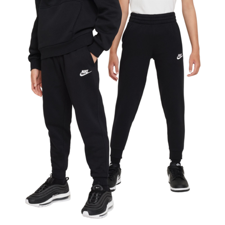 Брюки для девочки Nike Kids Club Fleece Jogger - black/white