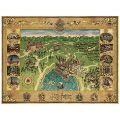 Puzzle Hogwarts Map