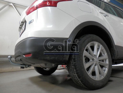 Фаркоп оцинкованный Galia N054A для Nissan Qashqai 2007-2014, Qashqai 2 2014-(паспорт и сертификат в комплекте)(без электрики)
