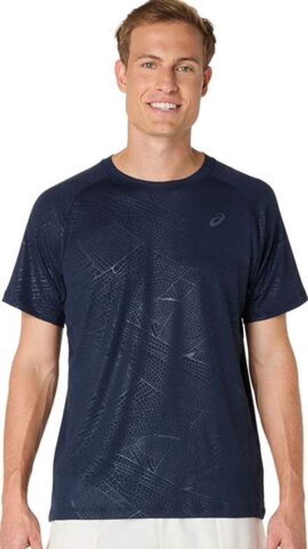 Теннисная футболка Asics Game All Over Print Short Sleeve - midnight