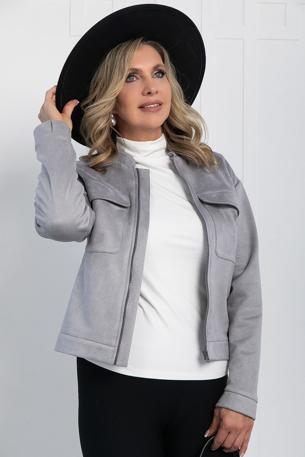 Бомбер Александра (серый) Б12698-2 LT Collection