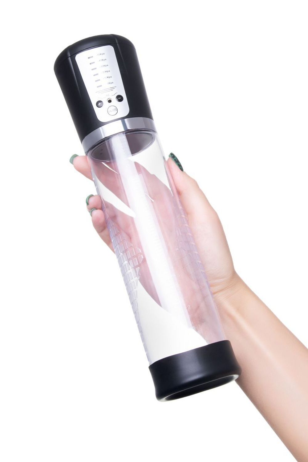 Прозрачная автоматическая помпа для пениса Sigurd (Цвет: прозрачный)