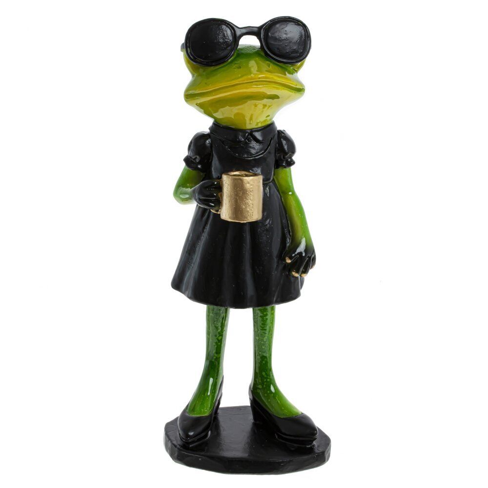 GAEM Фигурка декоративная "Лягушка", L7 W5 H16 см