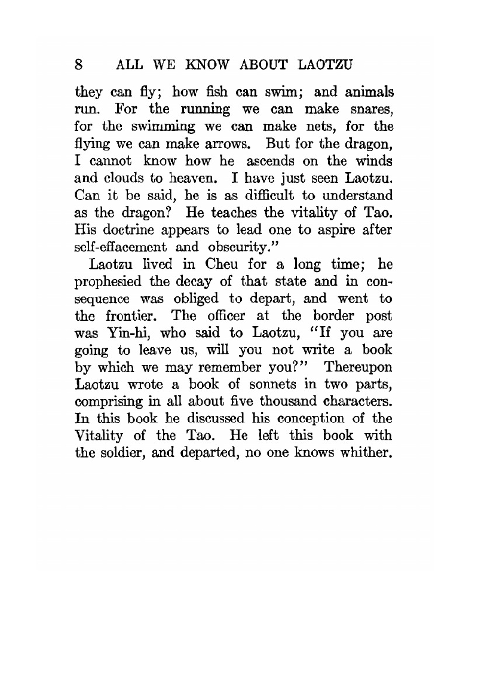 Laotzu's Tao and Wu Wei | Henri Borel; Dwight Goddard; M.E. Reynolds