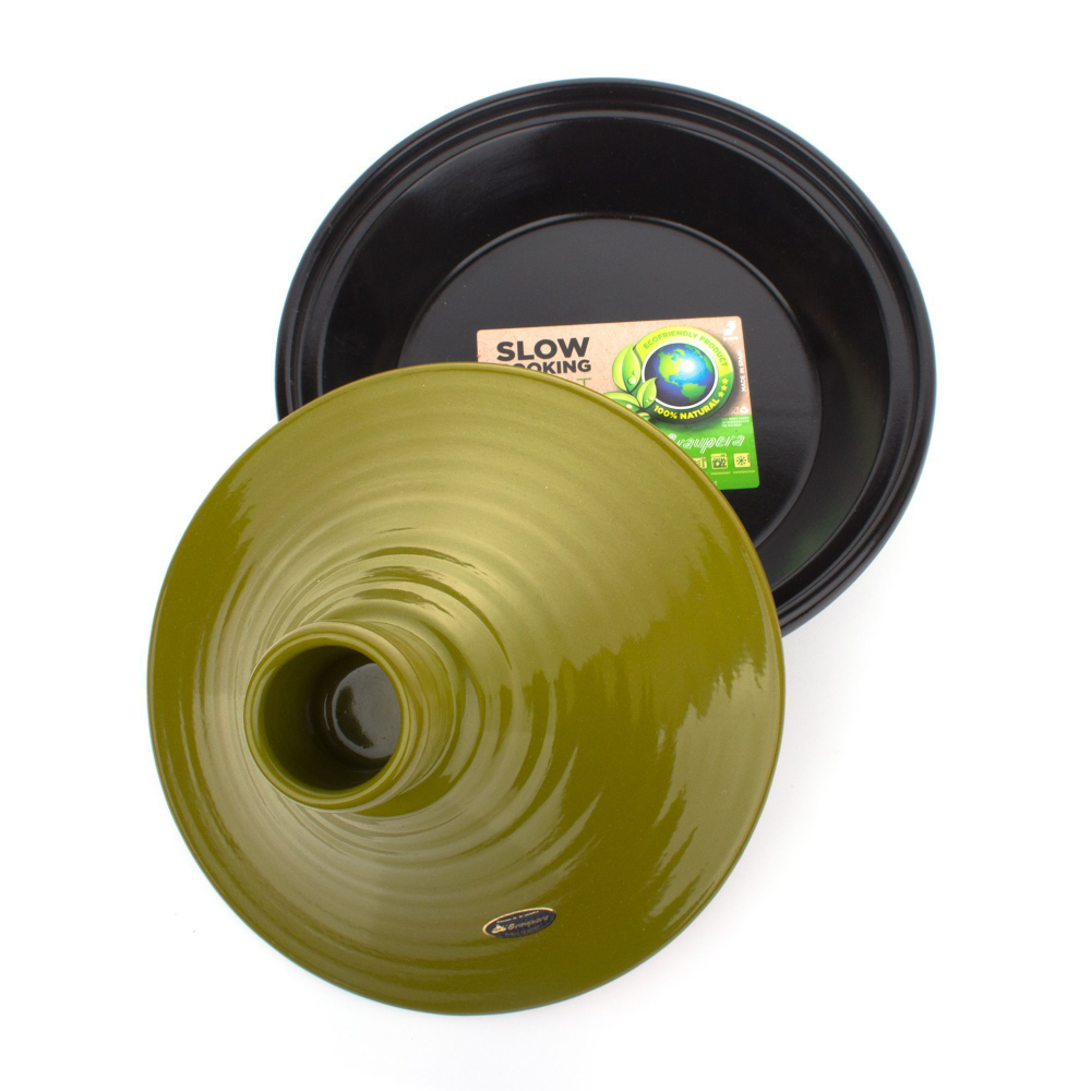 Сковорода тажин 28см Graupera Classic черный-зеленый Испания фото