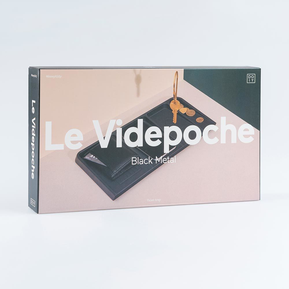 Органайзер для рабочего стола Le Videpoche чёрный Doiy