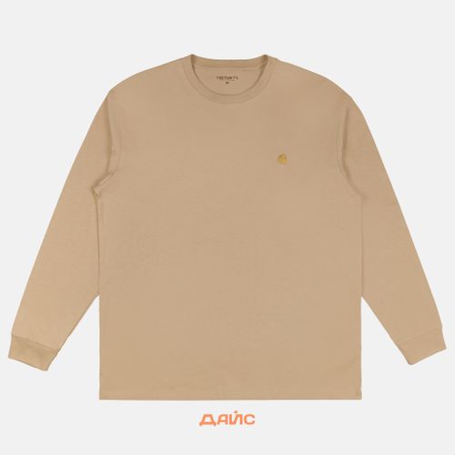 Лонгслив мужской Carhartt WIP Chase артикул:I026392_sable - купить в магазине Дайс