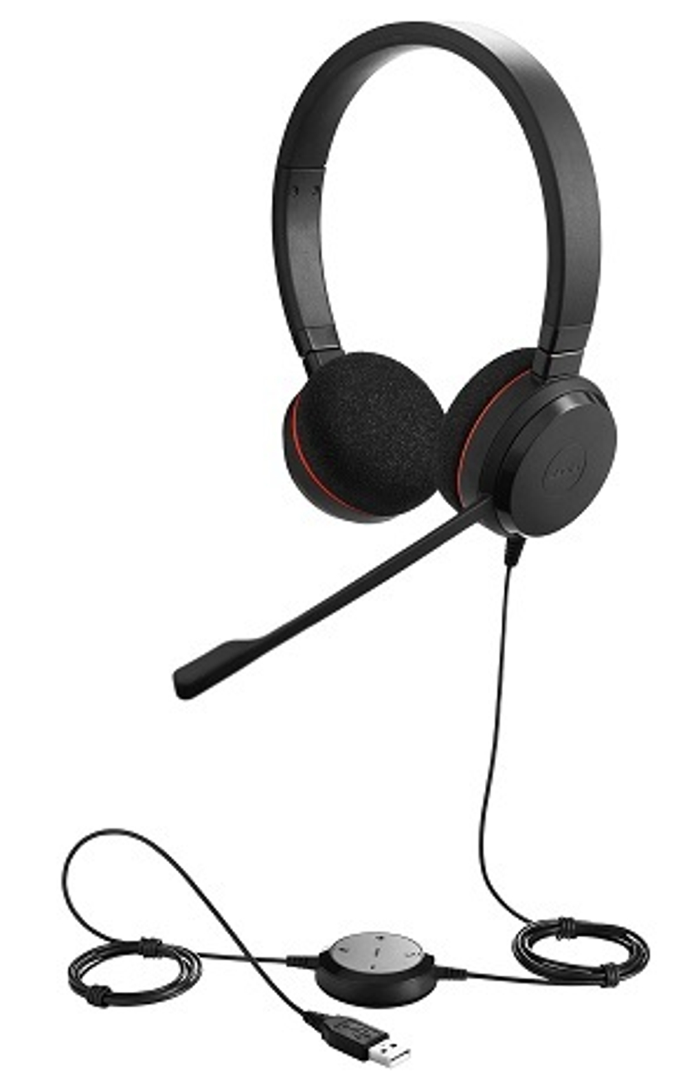 Гарнитура проводная Jabra Evolve 20 MS Duo