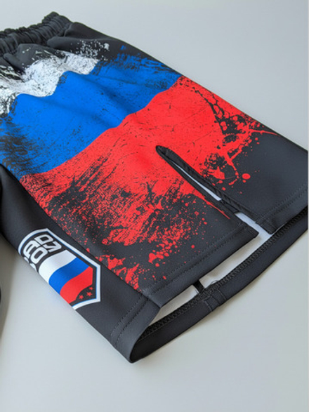 Шорты спортивные тренировочные Bad Boy World RUSSIA черный