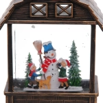 Сувенир с подсветкой «Зимняя история» 14,4*7,8*24 см (работает от 3*АА и USB+музыка, подсветка)