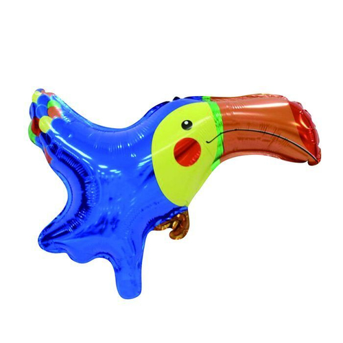 Шар фольгированный Фигура "Яркий тукан" 31'' с гелием