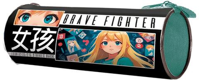 Пенал-тубус на молнии большой печать на ткани 195/85 "На позитиве 2025" (Пчелка)