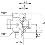 Соединение JTE DS08 BSP 1/4 (корпус)
